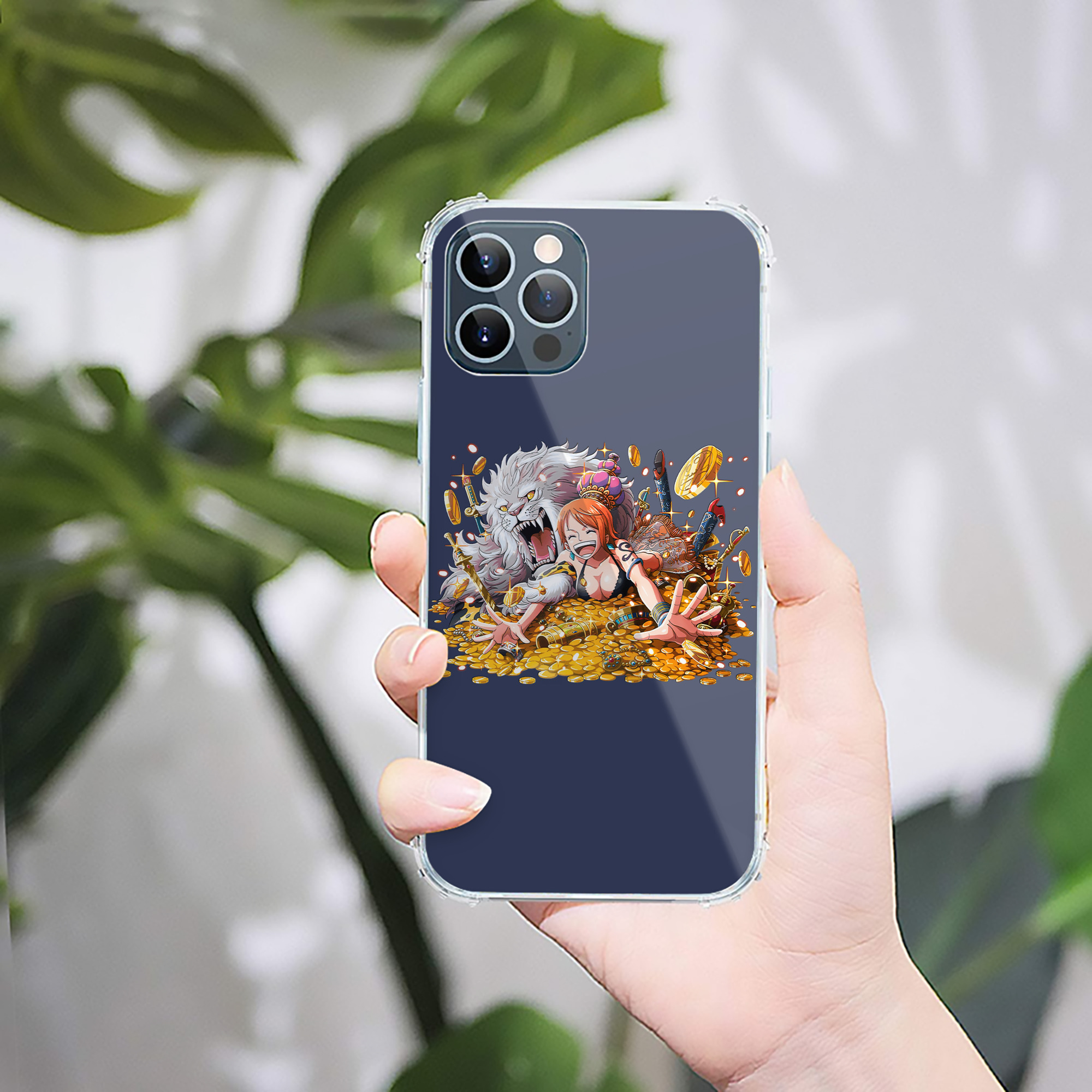 （画像用） ワンピース ナミ ONE PIECE Nami 【iPhone 12シリーズ対応】透明スマホケース（クリアソフトケース）